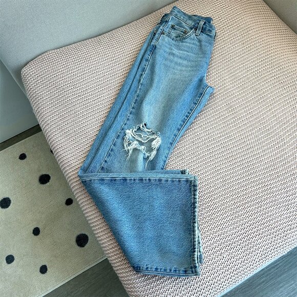 Levi's Baggy Boot Jeans Medium Indigo Women's 25 - Picture 1 of 8